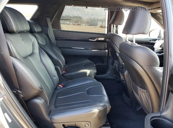 KM8R74GEXPU563292 2023 HYUNDAI PALISADE Gray უკანა სავარძლების ხედი