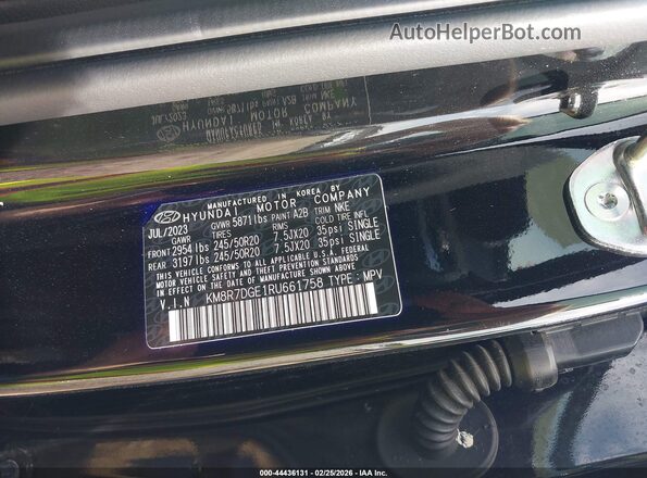 KM8R7DGE1RU661758 2024 HYUNDAI PALISADE Black 