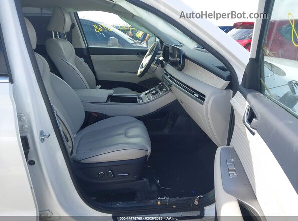 KM8R7DGE8PU501261 2023 HYUNDAI PALISADE White Widok wnętrza z przodu