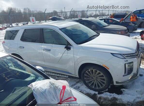 KM8R7DGE8PU501261 2023 HYUNDAI PALISADE White Widok wnętrza z tyłu