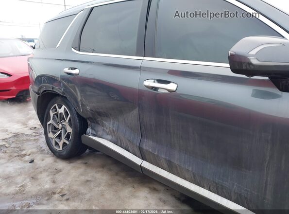 KM8R7DHEXNU362293 2022 HYUNDAI PALISADE Gray Widok z przodu