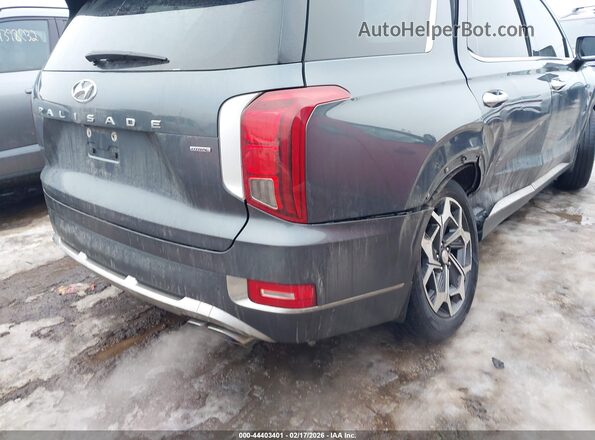 KM8R7DHEXNU362293 2022 HYUNDAI PALISADE Gray 