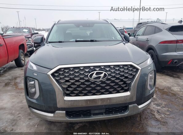 KM8R7DHEXNU362293 2022 HYUNDAI PALISADE Gray Widok zestawu wskaźników