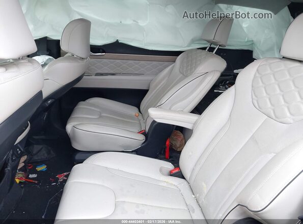 KM8R7DHEXNU362293 2022 HYUNDAI PALISADE Gray Widok naklejki z numerem VIN