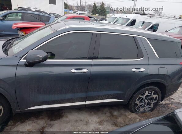 KM8R7DHEXNU362293 2022 HYUNDAI PALISADE Gray Widok wnętrza 360 stopni