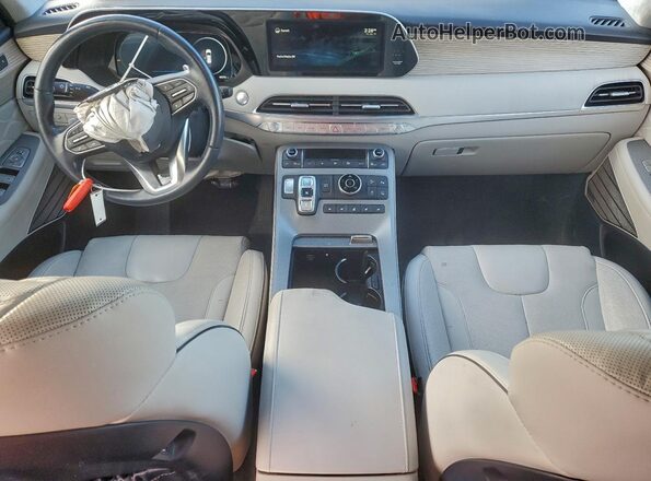 KM8R7DHEXNU417809 2022 HYUNDAI PALISADE Black Widok deski rozdzielczej