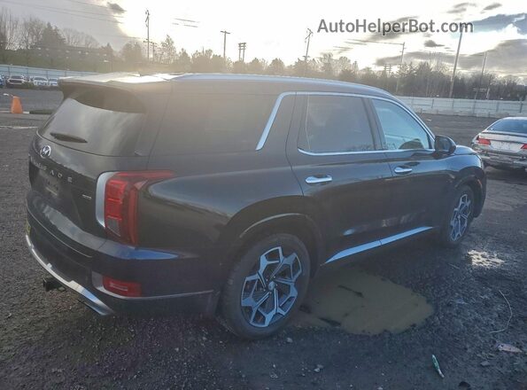 KM8R7DHEXNU417809 2022 HYUNDAI PALISADE Black Tył prawy