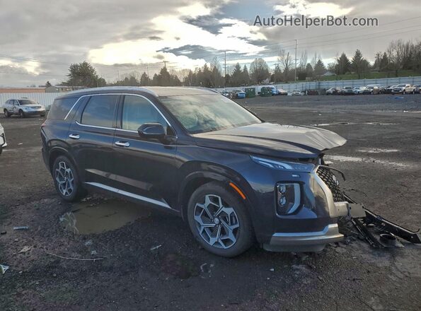 KM8R7DHEXNU417809 2022 HYUNDAI PALISADE Black Przód prawy