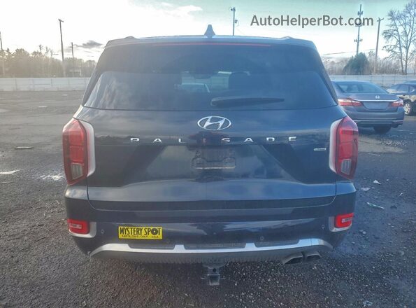 KM8R7DHEXNU417809 2022 HYUNDAI PALISADE Black Widok z tyłu