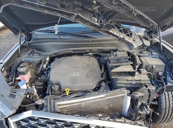 KM8R7DHEXNU417809 2022 HYUNDAI PALISADE Black Widok komory silnika