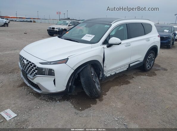 KM8S5DA19NU024740 2022 HYUNDAI SANTA FE HYBRID White 