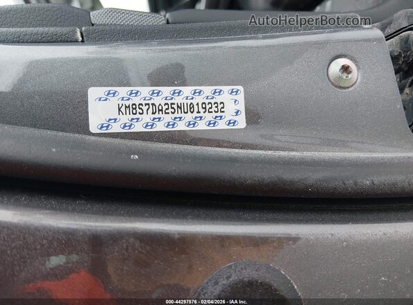 KM8S7DA25NU019232 2022 HYUNDAI SANTA FE PLUG-IN HYBRID Gray 