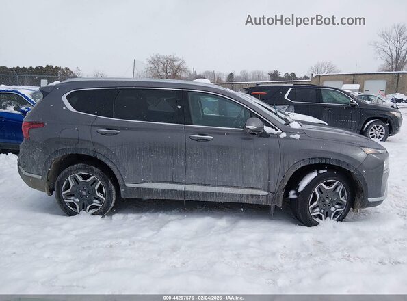 KM8S7DA25NU019232 2022 HYUNDAI SANTA FE PLUG-IN HYBRID Gray 