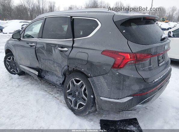 KM8S7DA25NU019232 2022 HYUNDAI SANTA FE PLUG-IN HYBRID Gray 