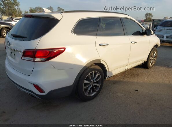 KM8SM4HF2JU258247 2018 HYUNDAI SANTA FE White 