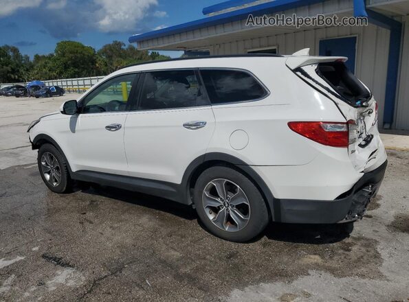 KM8SM4HF4GU133162 2016 HYUNDAI SANTA Белый Задняя левая четверть