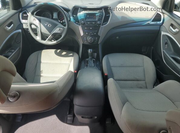 KM8SM4HF4GU133162 2016 HYUNDAI SANTA Белый Вид панели приборов