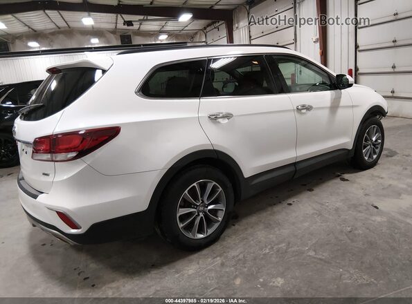KM8SMDHF2JU285741 2018 HYUNDAI SANTA FE White Trasero derecho
