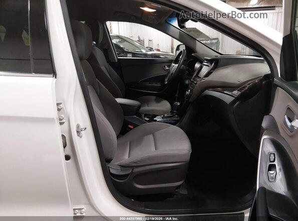 KM8SMDHF2JU285741 2018 HYUNDAI SANTA FE White Vista interior delantera