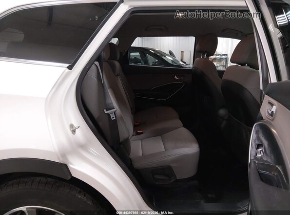 KM8SMDHF2JU285741 2018 HYUNDAI SANTA FE White Vista de la etiqueta del VIN