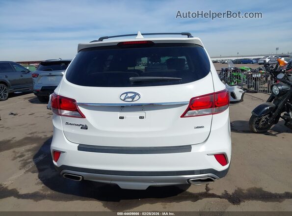 KM8SMDHF2KU307318 2019 HYUNDAI SANTA FE XL White 