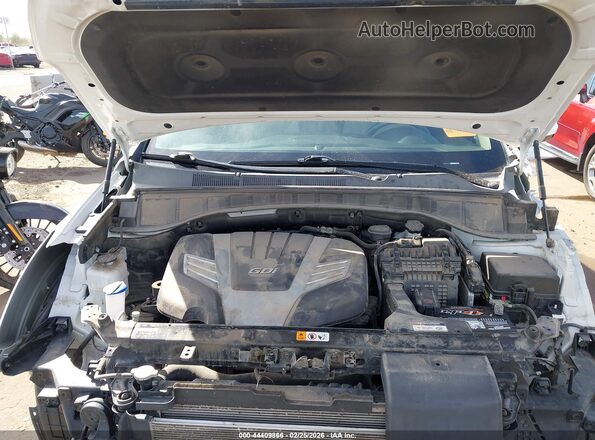 KM8SMDHF2KU307318 2019 HYUNDAI SANTA FE XL White უკანა ხედი