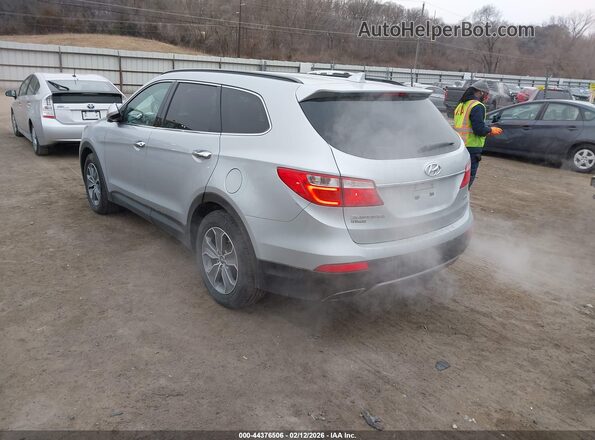 KM8SMDHF9GU144481 2016 HYUNDAI SANTA FE Silver Trasero izquierdo