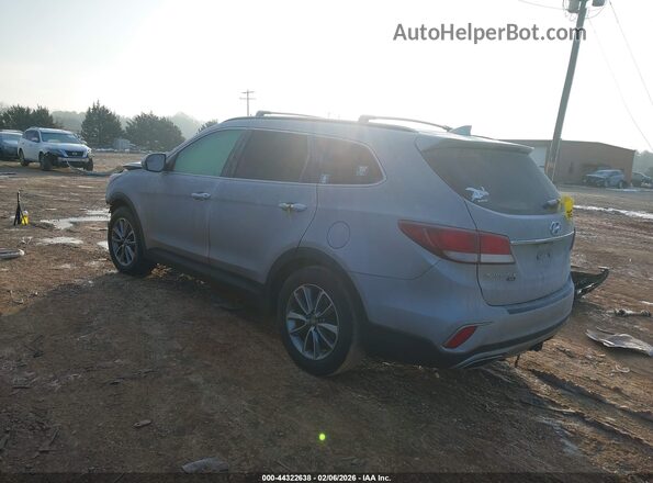 KM8SMDHFXKU305669 2019 HYUNDAI SANTA FE XL Silver Trasero izquierdo