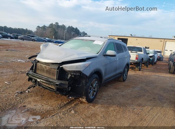 KM8SMDHFXKU305669 2019 HYUNDAI SANTA FE XL Silver Vista tres cuartos delantera izquierda