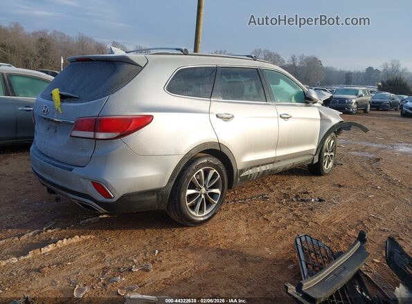 KM8SMDHFXKU305669 2019 HYUNDAI SANTA FE XL Silver Trasero derecho