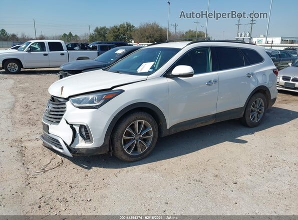 KM8SN4HF9JU286415 2018 HYUNDAI SANTA FE White 