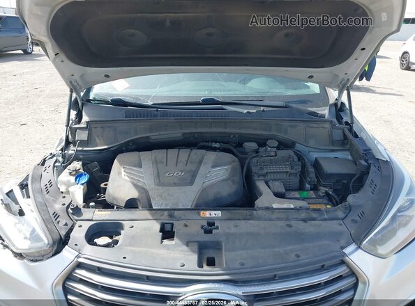 KM8SR4HF2KU309488 2019 HYUNDAI SANTA FE XL Silver Vista trasera