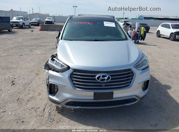 KM8SR4HF2KU309488 2019 HYUNDAI SANTA FE XL Silver Vista del cuadro de instrumentos