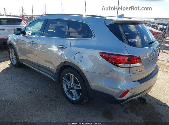 KM8SRDHF4KU309802 2019 HYUNDAI SANTA FE XL Silver Задня ліва чверть