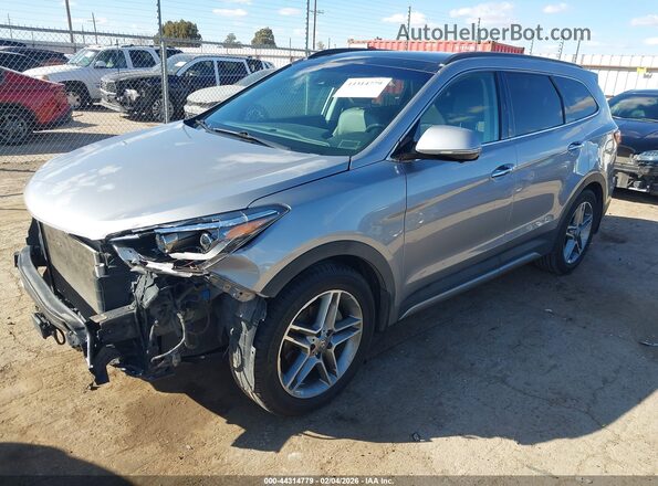 KM8SRDHF4KU309802 2019 HYUNDAI SANTA FE XL Silver Передня ліва чверть