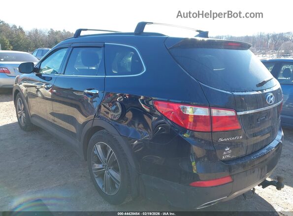 KM8SRDHF5GU139778 2016 HYUNDAI SANTA FE Black Հետևի ձախ