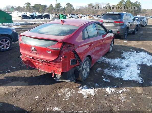 KMHC65LC0LU221248 2020 HYUNDAI IONIQ HYBRID Red უკანა მარჯვენა