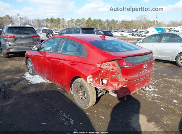 KMHC65LC0LU221248 2020 HYUNDAI IONIQ HYBRID Red უკანა მარცხენა