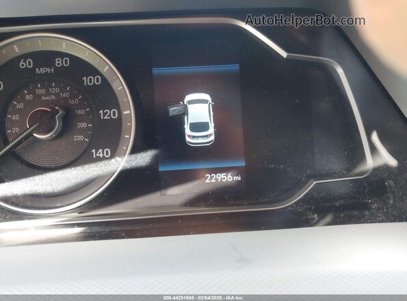 KMHC65LC0LU221248 2020 HYUNDAI IONIQ HYBRID Red უკანა სავარძლების ხედი