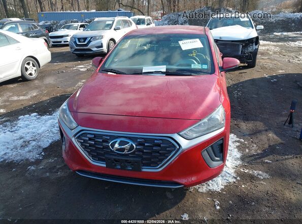 KMHC65LC0LU221248 2020 HYUNDAI IONIQ HYBRID Red ხელსაწყოთა პანელის ხედი