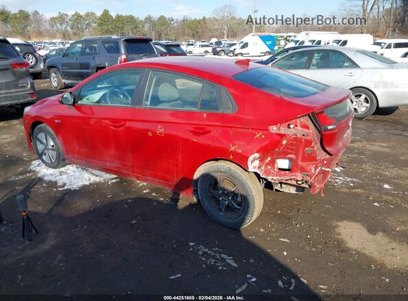 KMHC65LC0LU221248 2020 HYUNDAI IONIQ HYBRID Red სალონის 360-გრადუსიანი ხედი