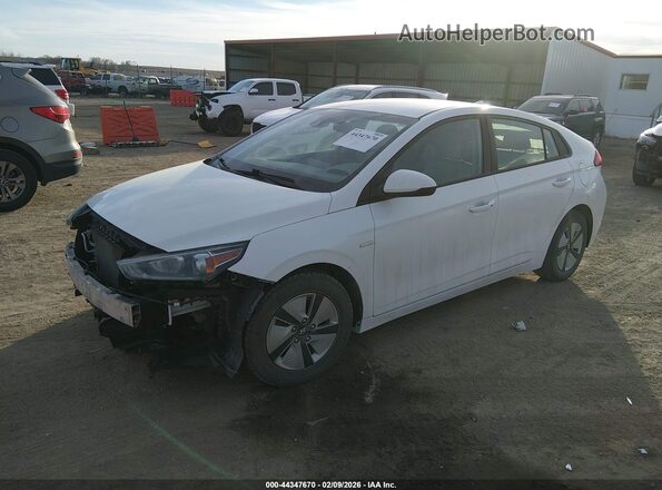 KMHC65LC2LU219016 2020 HYUNDAI IONIQ HYBRID White Передня ліва чверть