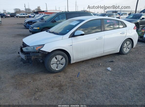 KMHC65LC5HU037348 2017 HYUNDAI IONIQ HYBRID White Front left