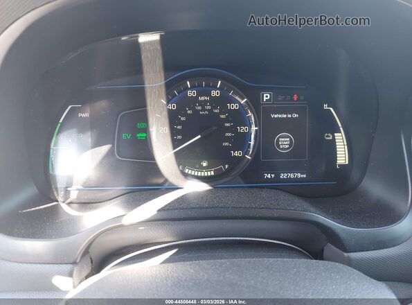 KMHC65LC5JU088838 2018 HYUNDAI IONIQ HYBRID Blue 