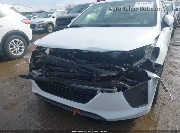 KMHC65LC8JU076229 2018 HYUNDAI IONIQ HYBRID White Դիմացի տեսք