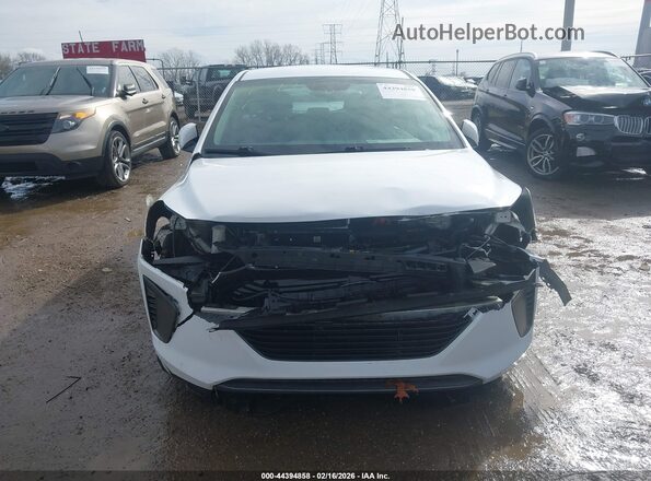 KMHC65LC8JU076229 2018 HYUNDAI IONIQ HYBRID White Սալոնի հետևի տեսք