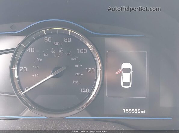 KMHC65LCXKU134374 2019 HYUNDAI IONIQ HYBRID Blue უკანა სავარძლების ხედი