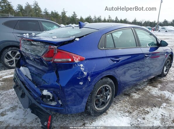 KMHC65LCXKU134374 2019 HYUNDAI IONIQ HYBRID Blue უკანა მარჯვენა