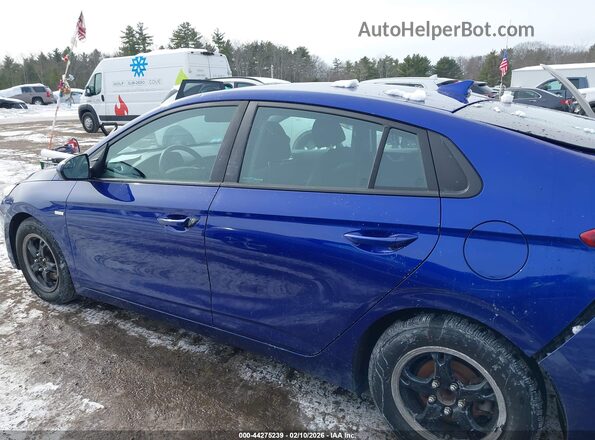 KMHC65LCXKU134374 2019 HYUNDAI IONIQ HYBRID Blue სალონის 360-გრადუსიანი ხედი