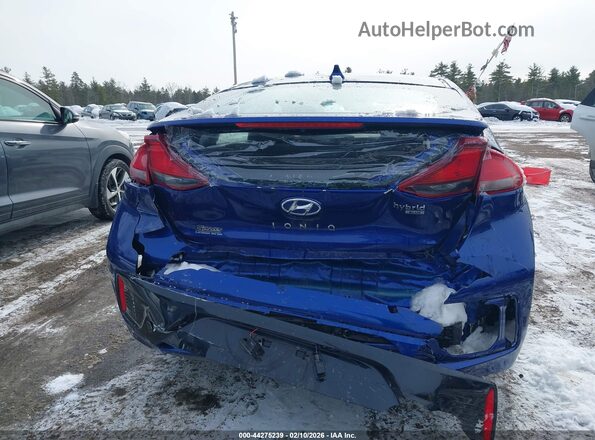 KMHC65LCXKU134374 2019 HYUNDAI IONIQ HYBRID Blue 